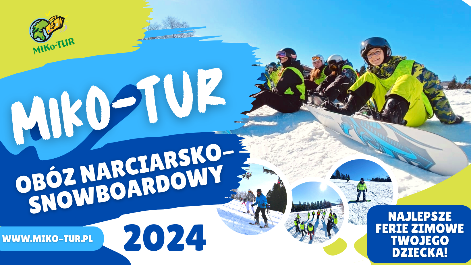 Ruszyły zapisy na obóz narciarsko-snowboardowy MIKo-TUR 2024